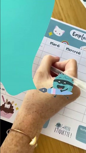 Emplois du temps à imprimer ! 🎨