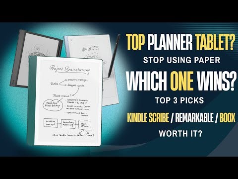 Kindle Scribe vs reMarkable 2 vs BOOX – Which E-Ink Tablet Is Worth Your Money?