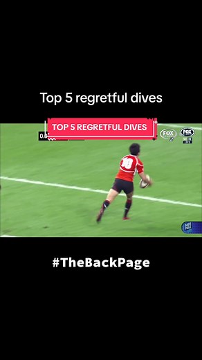 #top5 regretful dives in #sport! #TheBackPage #sports #fail #blooper #football #soccer #nrl #rugby #rugbyleague #rugbyunion #baseball #fyp