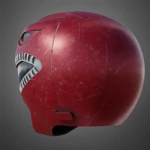 Mighty Morphin Red Ranger Helmet 3D printable model | replica | prop | cosplay | stl | print file