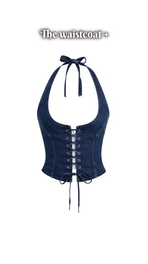 White Shirt + Denim Corset = The Perfect Combo 🤍💙 #outfitideas #fashion #denim #denimoutfit #shorts