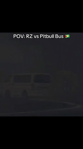 RZ vs Pitbull Bus: Epic Showdown on the Streets of Guyana