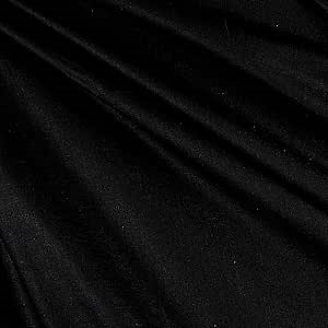 Rayon Linen Blend Black, Fabric by the Yard