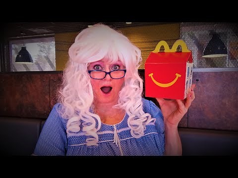 Granny McDonalds Happy Meal Fun Games Cheeseburger Toy Fries Ice Cream
