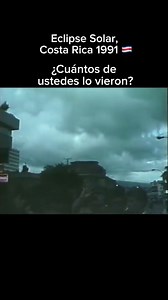 Eclipse Solar, Costa Rica 1991 🇨🇷 https://www.instagram.com/recorriendocostarica ¿Cuántos de ustedes lo vieron? | Recorriendo Costa Rica