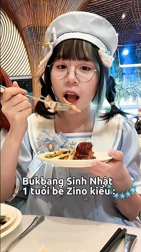 Miss Sim Mukkbang Baby Zino's Birthday #meosimmy #shorts