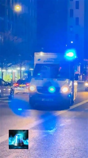 London Ambulance Responding at Night