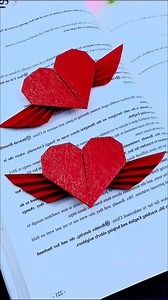 41K views · 404 reactions | Here comes the origami tutorial of a heart with wings, a simple and beautiful angel heart. #handmade #handmadediy #origami #learntomasterseries paper craft | paper craft | Facebook