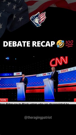 DEBATE RECAP 🤣 💯 #Trump2024 #DebatePresidencial | Conservative Women