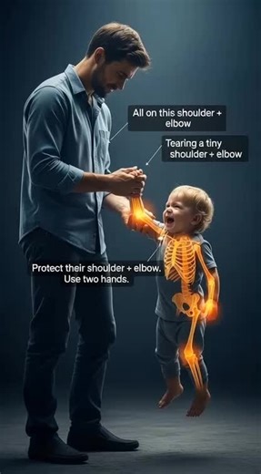 Stop lifting your child by one arm Protect their shoulder & elbow TikTok parents keep asking if it’s “okay” to grab a child and lift or swing them by one arm #babysafety #childsafety #ParentingTips #ChildHealth #parenting