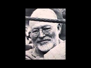 Ernest Hemingway. Reading.