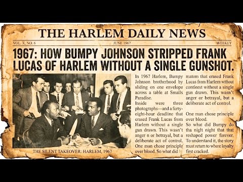 1967: How Bumpy Johnson Stripped Frank Lucas of Harlem Without a Single Gunshot