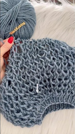 Click 👆🏻to watch step by step tutorial! #knitting #knittingpatterns #diy #knittingpattern #beret