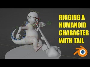 How To Rig Humanoid Character With Tail Using Rigify In Blender 3.4