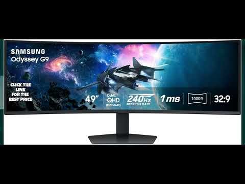 Samsung Odyssey G9 49” Review | 240Hz DQHD 1000R Curved Gaming Monitor 🔥
