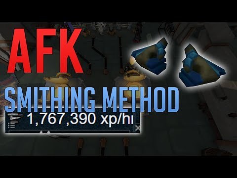 Amazing AFK Smithing XP Guide