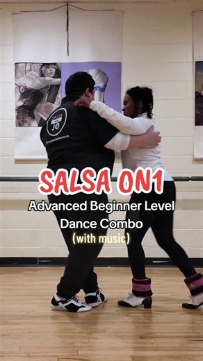 Salsa On1 Advanced Beginner Level Dance Combo (with music)