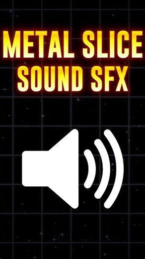 Metal slice sound effect #soundeffects