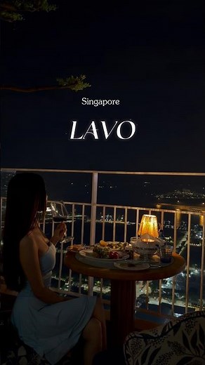 LAVO Italian Restaurant & Rooftop Bar, Marina Bay Sands, Singapore #singapore #dateideas #datenight
