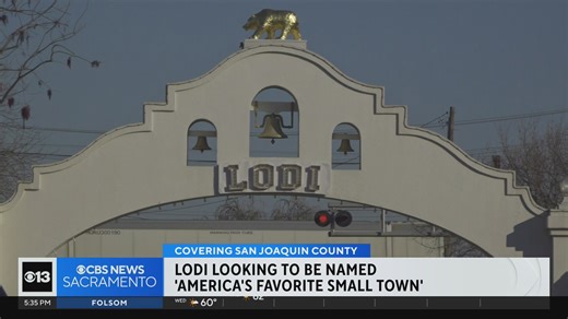 City of Lodi pursues title of America's favorite small town