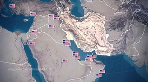 Animated map: US military bases in the Middle East zoom