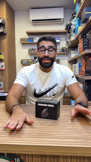 Ergonomic Vertical Wireless Mouse For more info 9613952171 #electronics #lebanon #computer #mouse | CopyCat Electronics Store