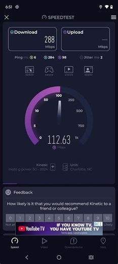 kinetic by Windstream home Internet speed test aka uniti