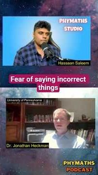 Fear of saying incorrect things || Jonathan Heckman