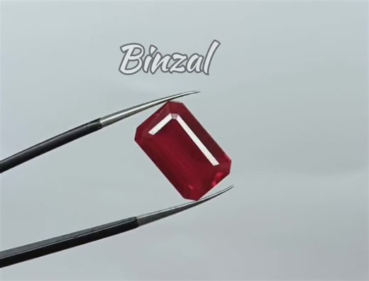 24-26 CT Rich Pigeon Blood Red Beautiful Emerald Cut Ruby Pair Gemstone Genuine Natural Red Ruby Pair Beauty For Ring or Pendant Design