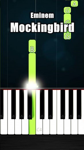 Eminem - Mockingbird - BEGINNER Piano Tutorial