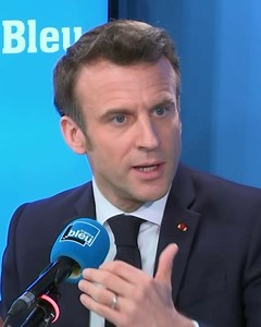 714K views · 15 reactions | Le candidat à la présidentielle Emmanuel Macron défend le report de l’âge de retraite à 65 ans et explique vouloir aménager les fins de carrière, sur France Bleu. | ici Touraine | Facebook