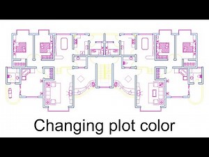 캐드/특정 색상만 바꿔서 프린트 하기/Changing plot color in AutoCAD