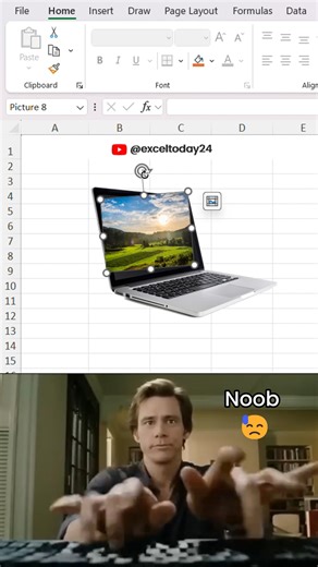 205K views · 1.9K reactions | How to Place a Picture Inside Any Shape in Excel Easily  #Excel #exceltutorial #tutorial | Excel Today | Facebook