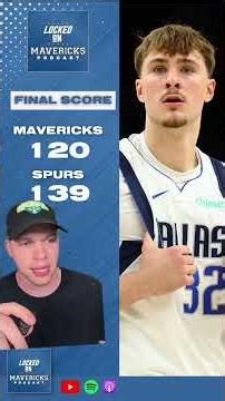 POSTGAME: Cooper Flagg gets UP for matchup against Victor Wembanyama as Dallas Mavericks lose