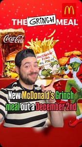 McDonald’s is releasing its new Grinch Menu here in the United States starting December 2nd. It adds a new menu item (the Dill Pickle Grinch Salt McShaker Fries) as well as four collectible pairs of socks featuring the Grinch, McDonald’s, Cindy Lou Who, and Max the dog. Are you excited for the new McDonald’s Grinch Meal? #mcdonalds #fastfood #thegrinch #grinch #foodstagram #bigmac #restaurants #christmascountdown #pickles #eatingfortheinsta | snachwithzach