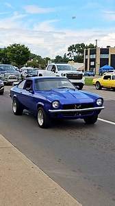 126K views · 3.4K reactions | 1971 Chevrolet Vega Blue Classic Car Drive By Engine Sound Woodward Dream Cruise 2024 | Casey Faitel | Facebook
