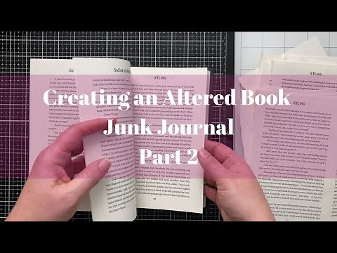 How to Make an Altered Book Junk Journal tutorial - part 2