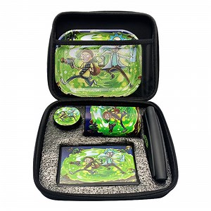 [Hot Item] Multi-Pattern Portable Smoking Set Multi-Series Pipe Set Cigarette Tray Smoke Grinder