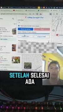 Auto Scraping Google Maps Jadi CSV & HTML (Tool Wajib Bisnis!) #internetcepat #reviewstarlink