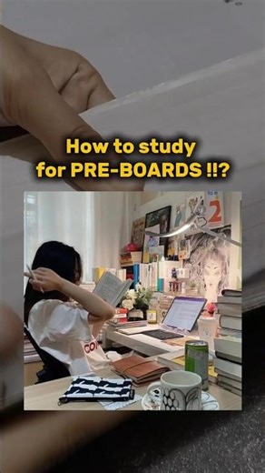 Study tips for PRE-BOARDS 💯👩‍💻🖋️ #study #studentlife #examtips #studymotivation #students #studytips