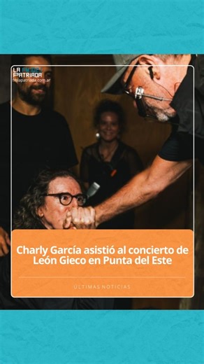 FM La Patriada on Instagram: "¡CHARLY DIJO PRESENTE! 🤘 El ícono del rock nacional reapareció públicamente en Uruguay. A sus 73 años, Charly García asistió al concierto de León Gieco en el festival Medio y Medio de Punta del Este. 📸 En las imágenes que ya recorren las redes, se lo ve al músico animado y saludando a Gieco 💪🏻"