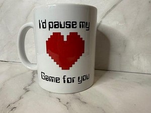 Snarky Funny Coffee Mug "i'd Pause My Game for You" - Etsy