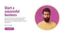 How to run a successful business - HTML Template by Nicepage