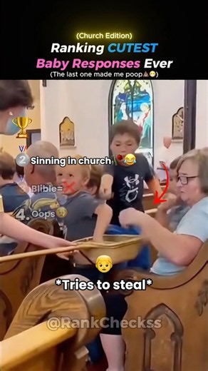Ranking CUTEST Baby Responses Ever(Church Edition)#usa