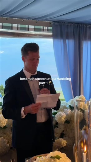 almost 5 months into marriage it’s about time to share these amazing speeches!! 🥹😭
