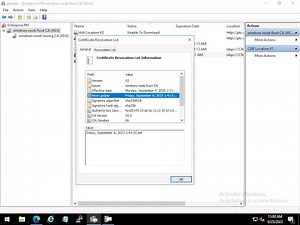 Fixing expired Root CA CDP and Crypt_E_REVOCATION_OFFLINE problems