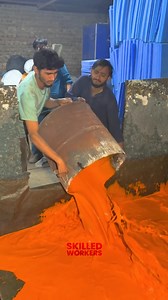 1.2M views · 9.9K reactions | Behind the Scenes: Crafting of Orange Polyurethane foam! 什 #polyurethanefoam #foammaking #howitsmade #liquidity #satisfyingvideo #factoryprocess #production #behindthescene #foam #transformation #factorytour | Skilled Workers | Facebook