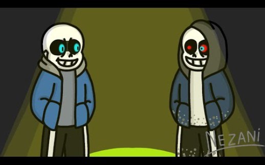 [同人动画]Glitchtale!Sans vs Dusttale!Sans | Animation