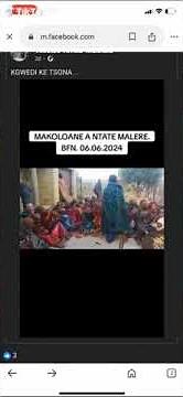 Makoloane a Bloemfontein 06/07/2024...Bana ba Malere
