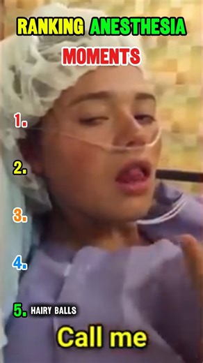 TOP 5 RANKING ANESTHESIA MOMENTS